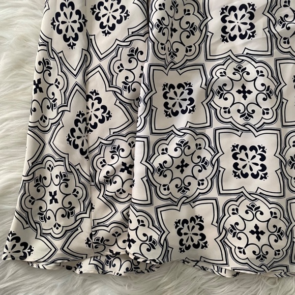 NWOT womens petite Ann Taylor tiled tie waist maxi skirt - Picture 3 of 12